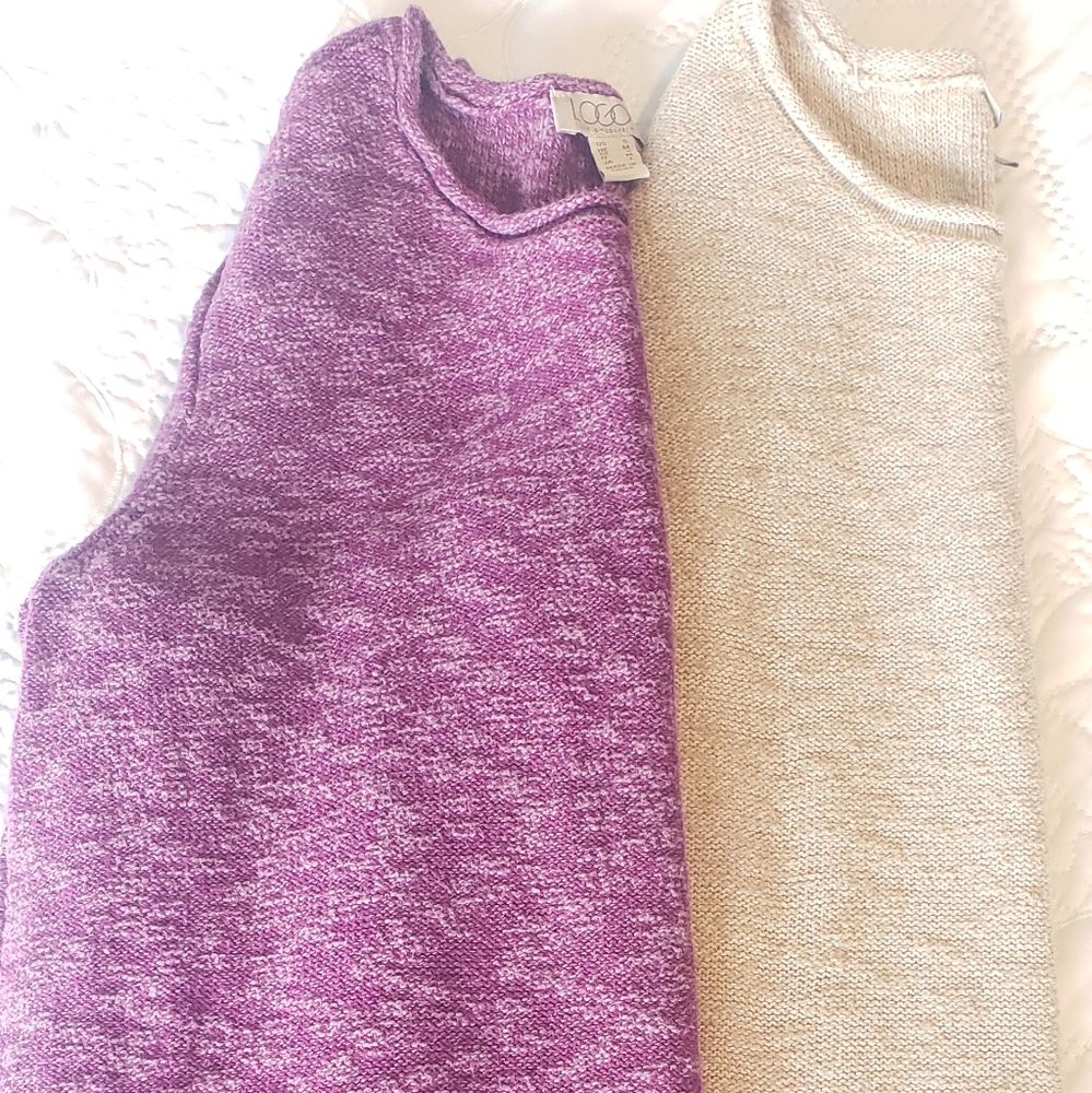 Two LOGO Sweaters